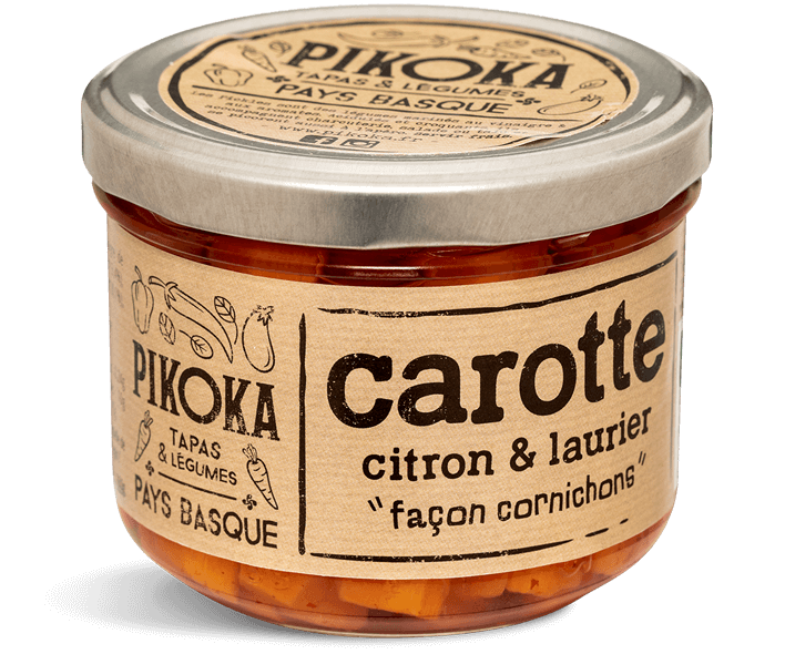 Pickles de Carotte croquante citron et laurier Pikoka