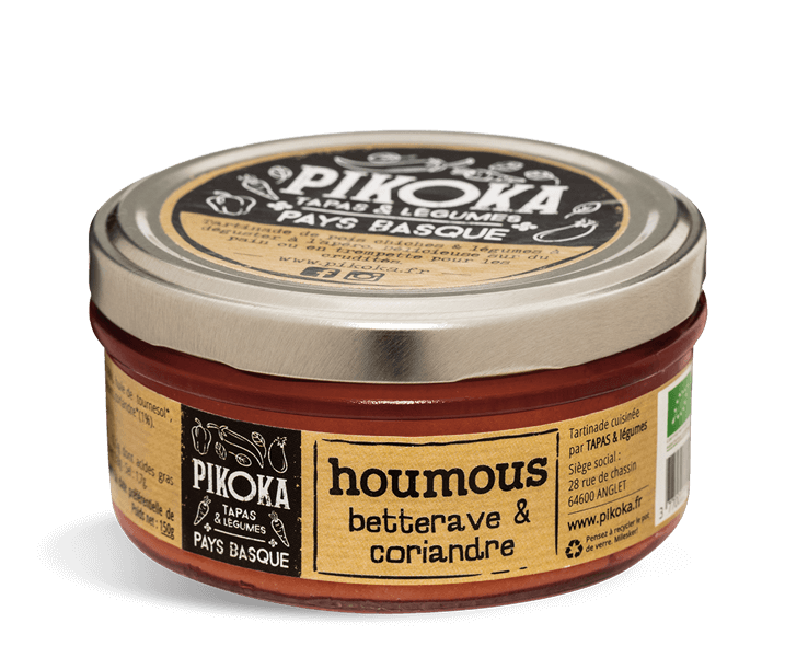 Houmous betterave & coriandre