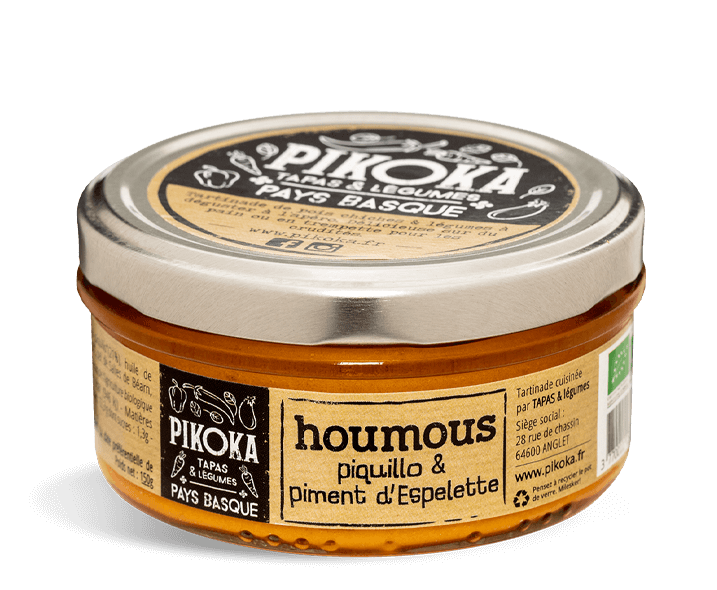 Houmous piquillo& piment d’Espelette